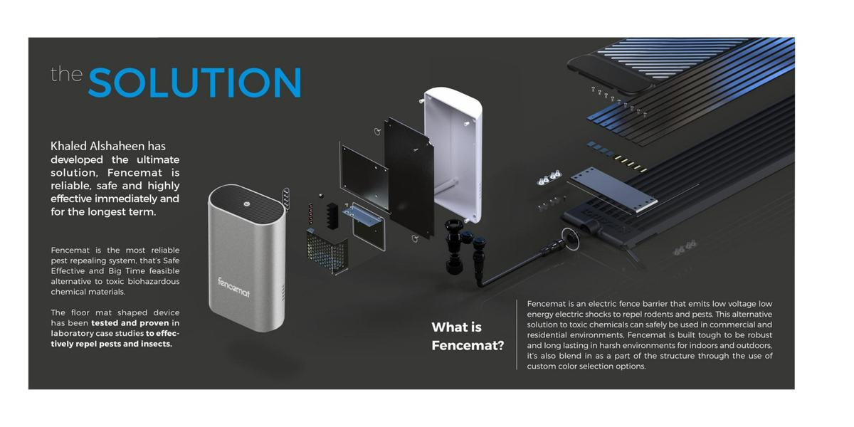 Fencemat solution and exploded design